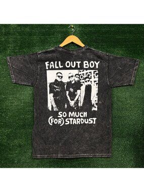 Fall Out Boy So Much (For) Stardust Rock Band Mineral Wash T-Shirt Size Medium